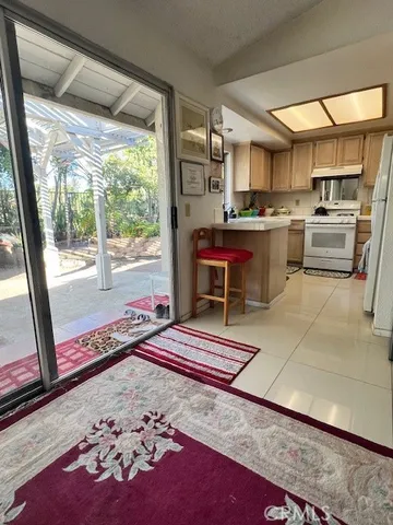 a very nice looking room with a large window