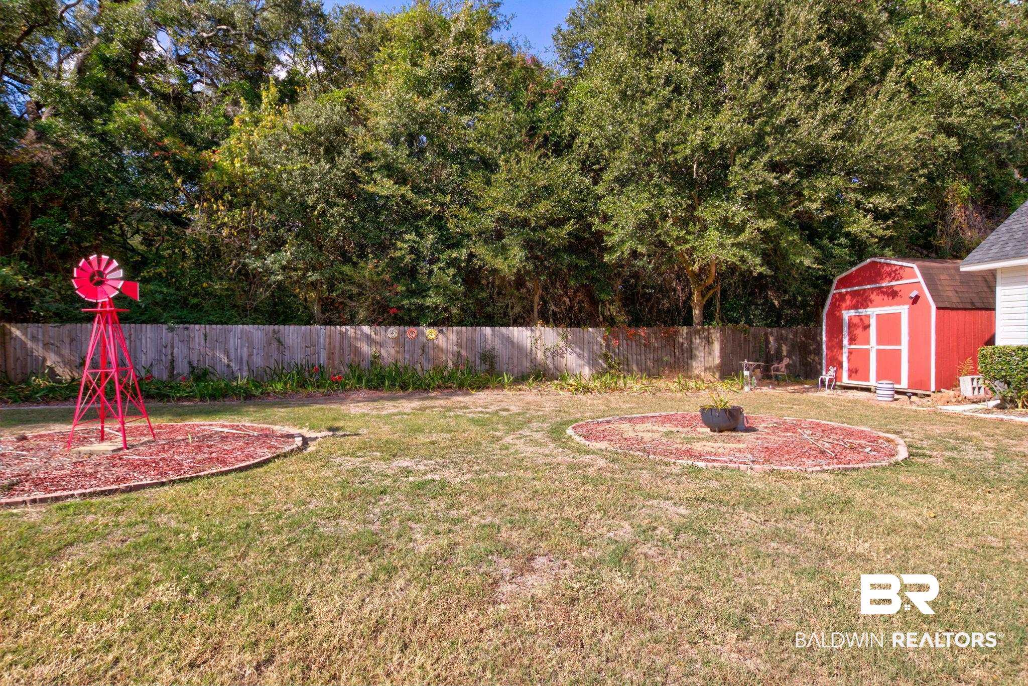 21871 Cedar Lane Silverhill, AL 36576 - Photo 32 of 39 Large Backyard