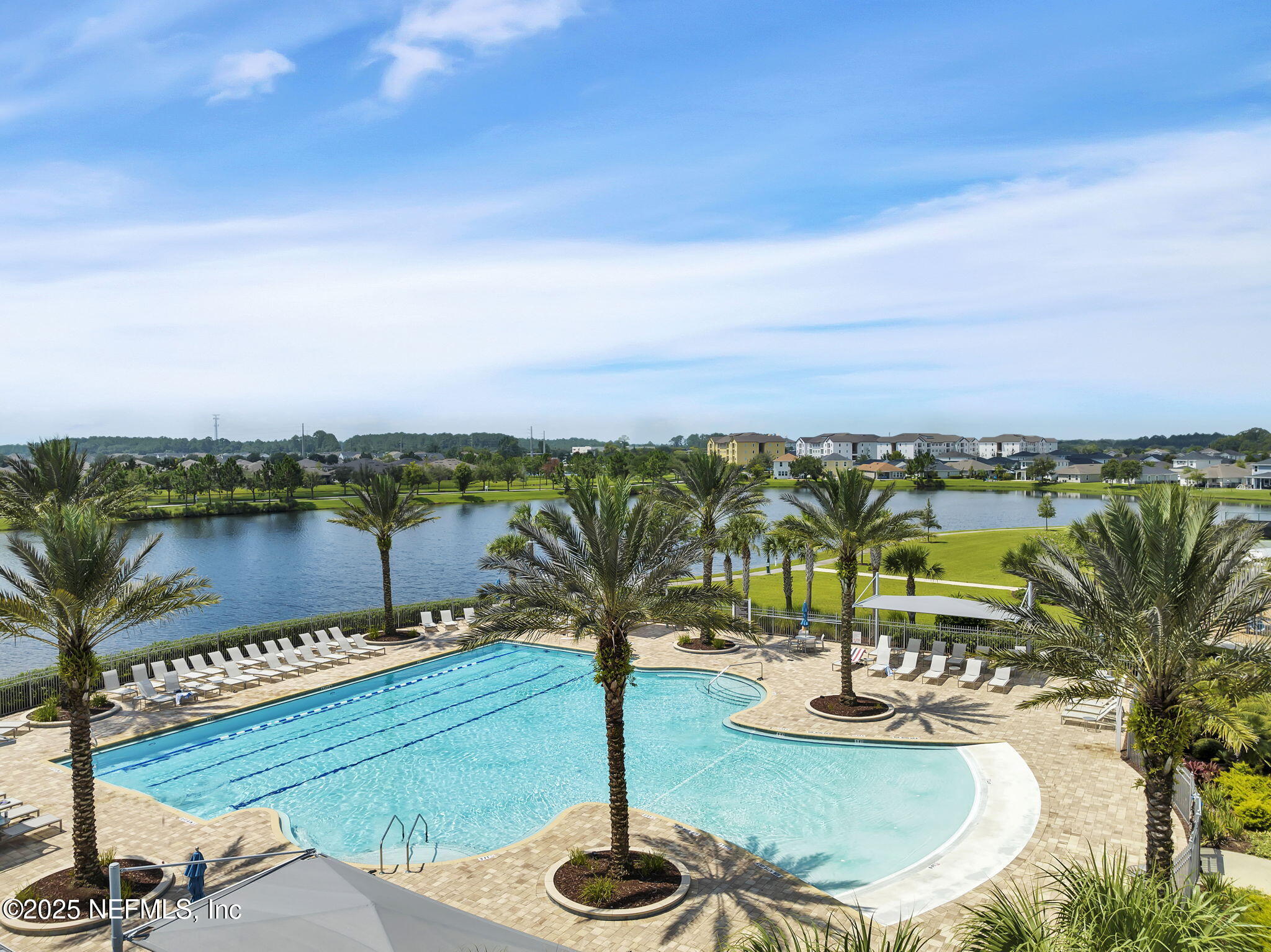 45 Blind Oak Circle St. Augustine, FL 32095 - Photo 13 of 18 a view of a swimming pool with an outdoor seating