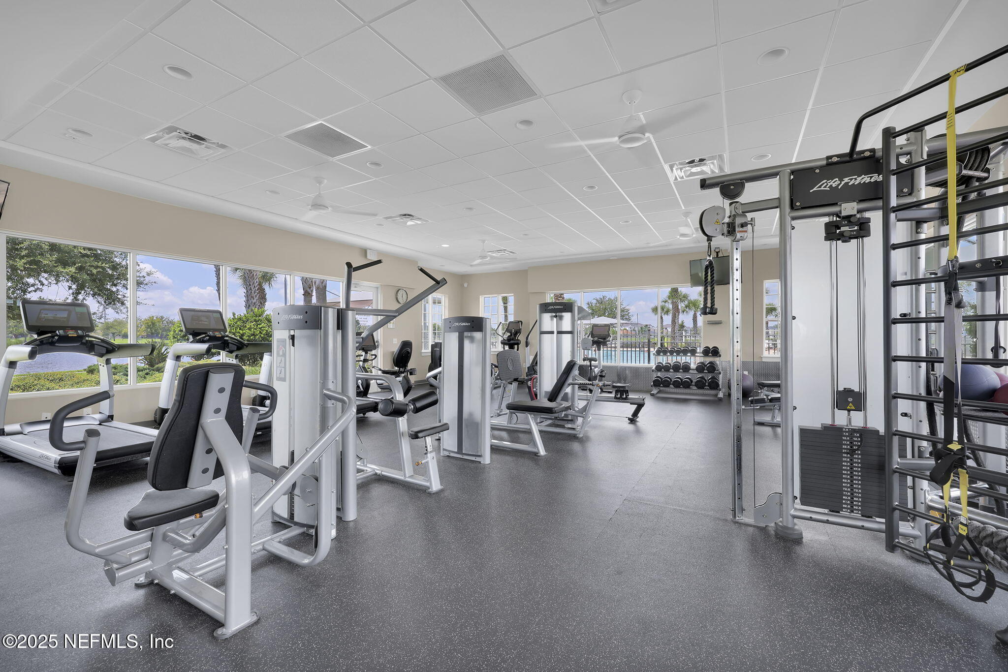 45 Blind Oak Circle St. Augustine, FL 32095 - Photo 18 of 18 a view of a room with gym equipment