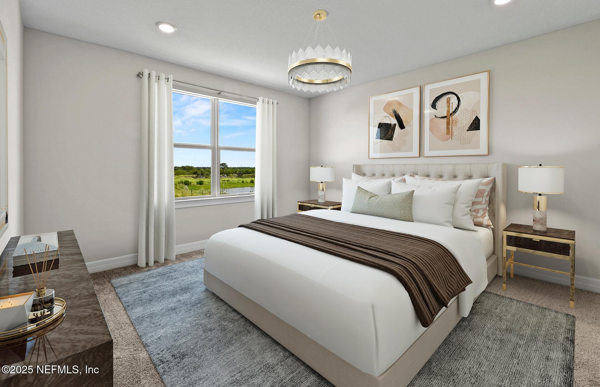 45 Blind Oak Circle St. Augustine, FL 32095 - Photo 8 of 18 a bedroom with a bed and a window