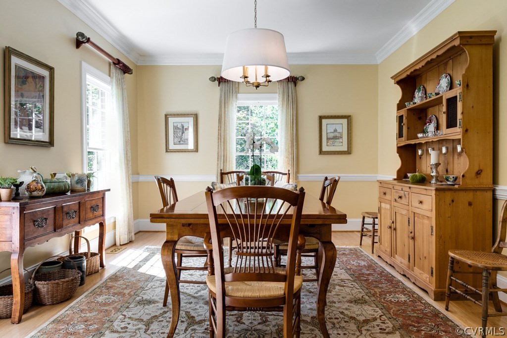 304 Hill Point Road Richmond, VA 23238 - Photo 9 of 50 Wonderful filled Dining Room with updated chandeli