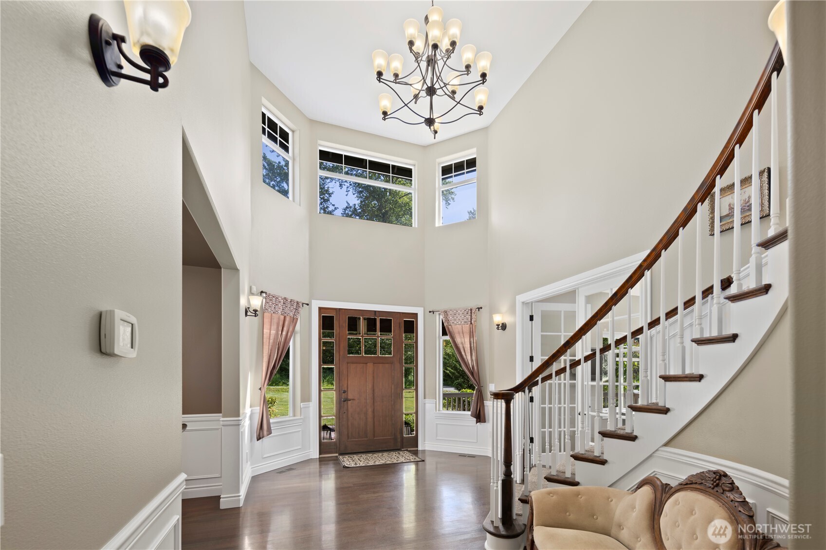 14905 218th Street Southeast Monroe, WA 98272 - Photo 14 of 40 a view of entryway and hall with wooden floor