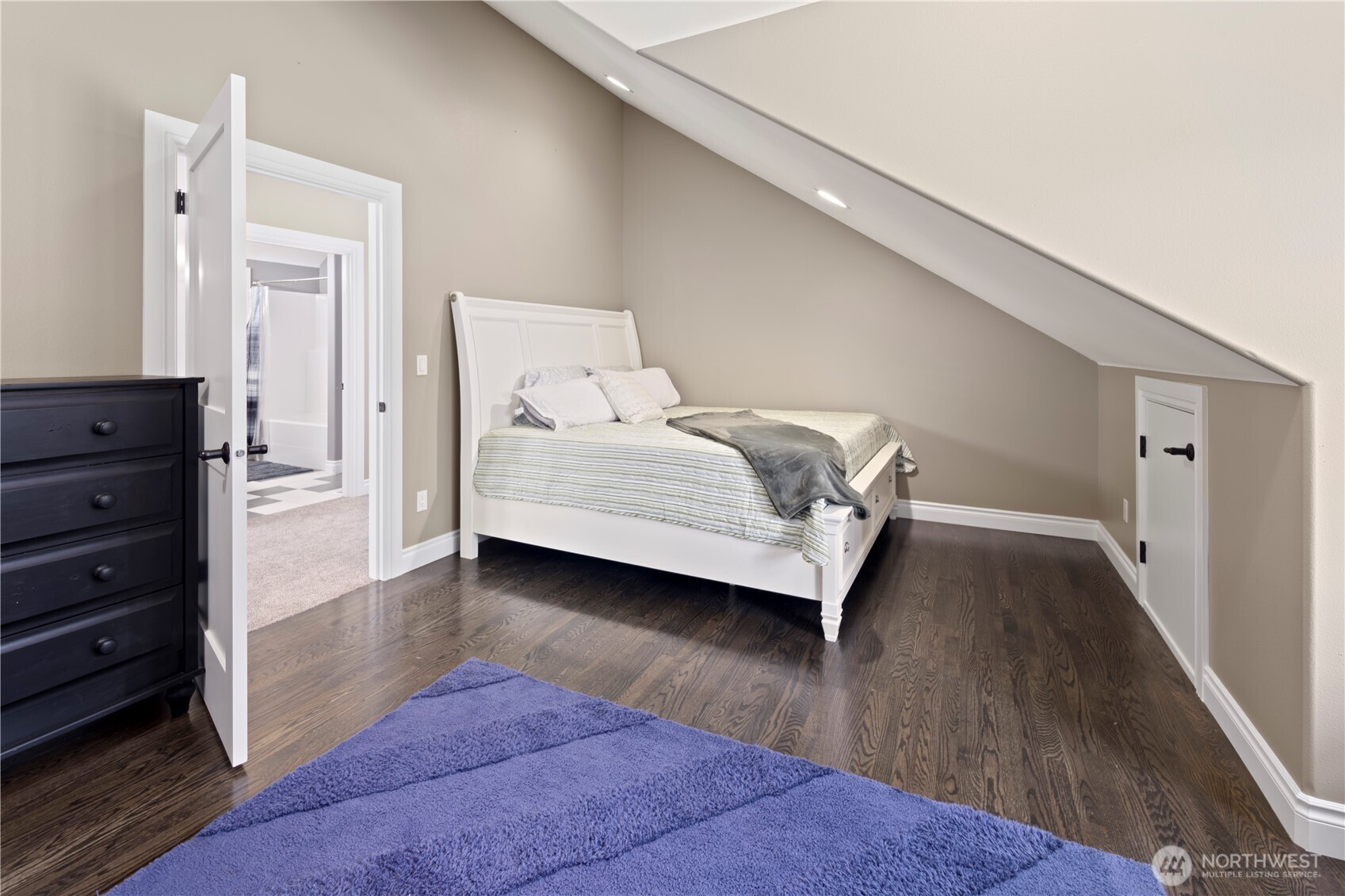 14905 218th Street Southeast Monroe, WA 98272 - Photo 29 of 40 a view of bedroom with furniture and wooden floor