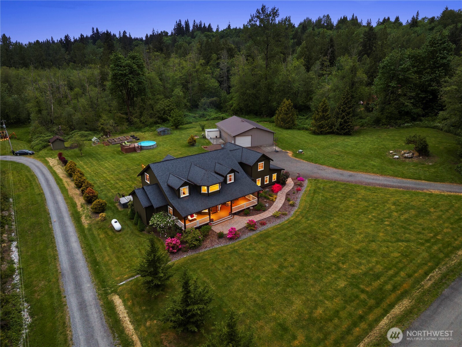 14905 218th Street Southeast Monroe, WA 98272 - Photo 9 of 40 a view of a golf course with a swimming pool