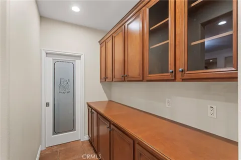 view of room with window