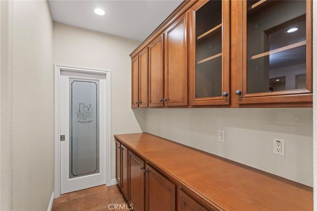 view of room with window