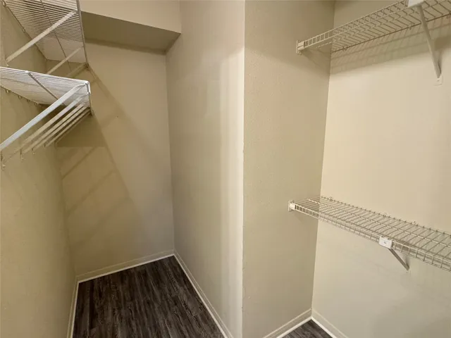 a view of walk in closet