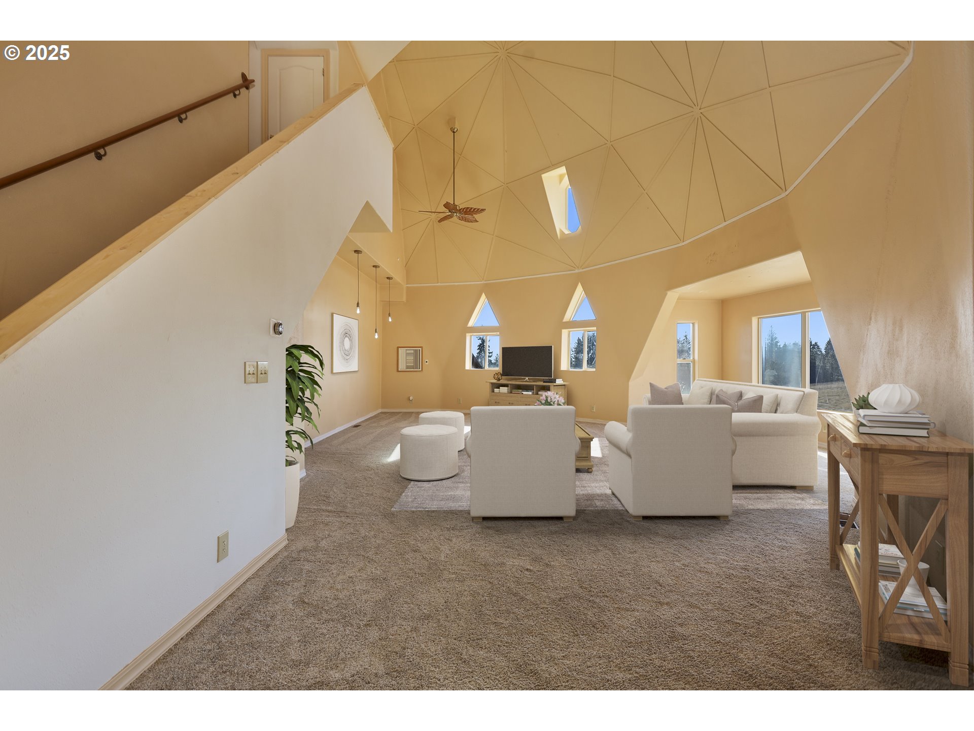 401 Johnson Road Lyle, WA 98635 - Photo 11 of 48 a living room with couches and kitchen view