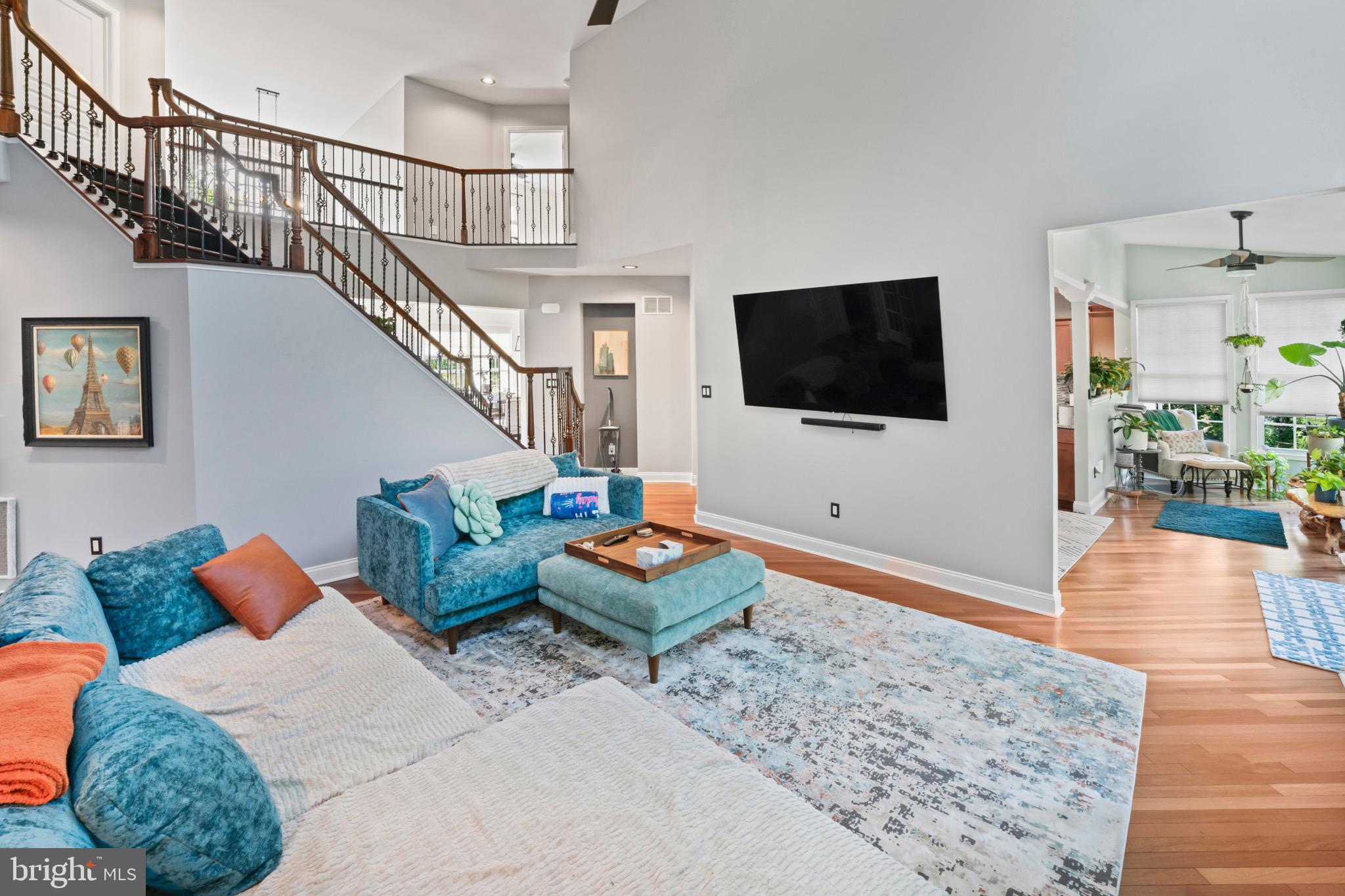 23 Regal's Court Swedesboro, NJ 08085 - Photo 44 of 74 a living room with furniture and a flat screen tv