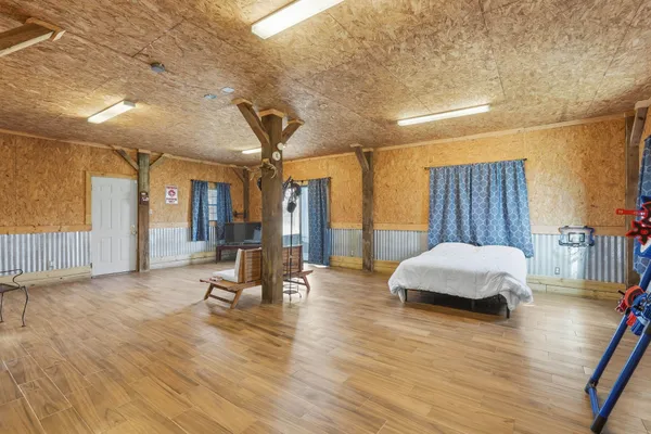 a bathroom with a sink and shower