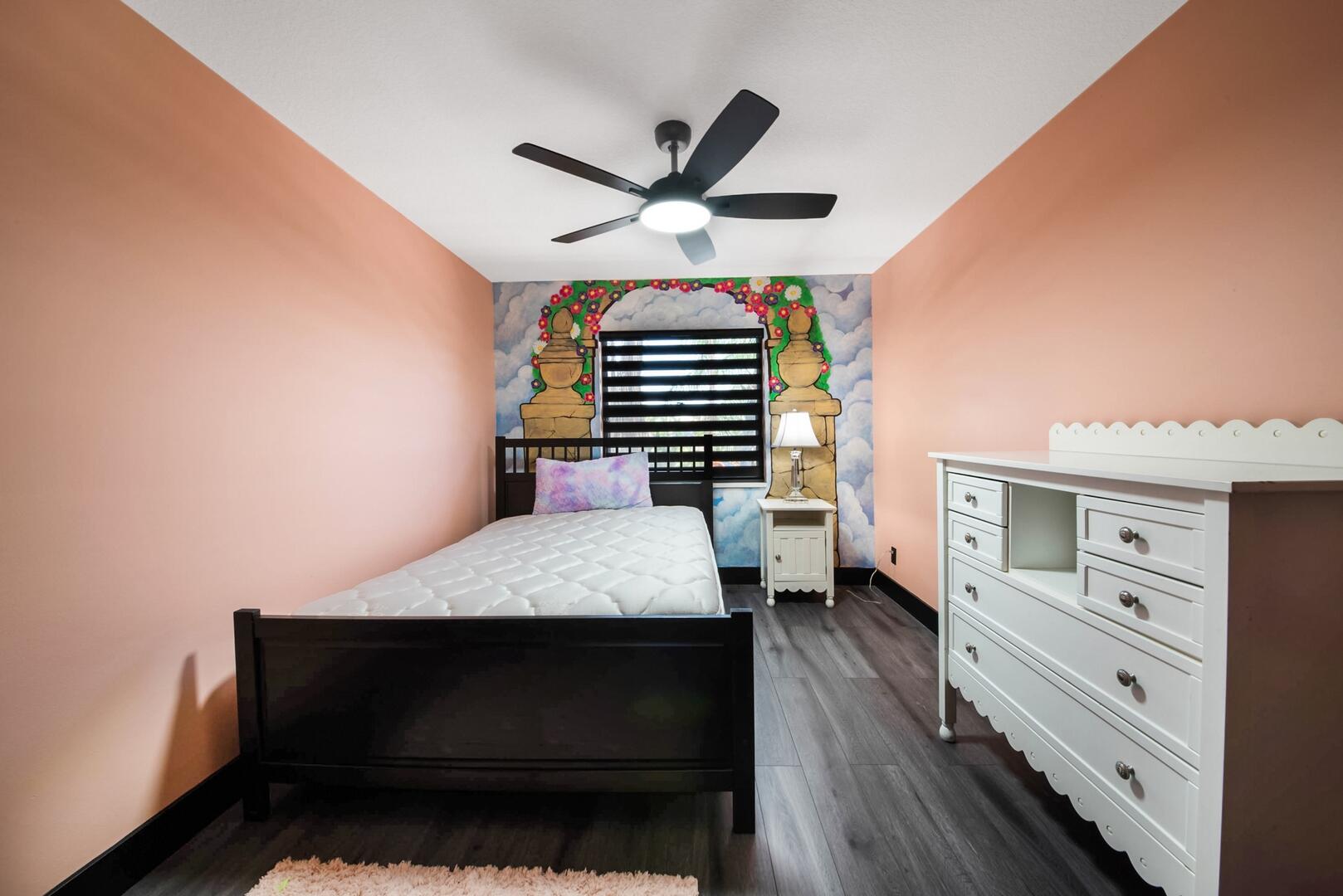 8658 Kimble Way Boca Raton, FL 33433 - Photo 19 of 33 a bedroom with a bed and a ceiling fan