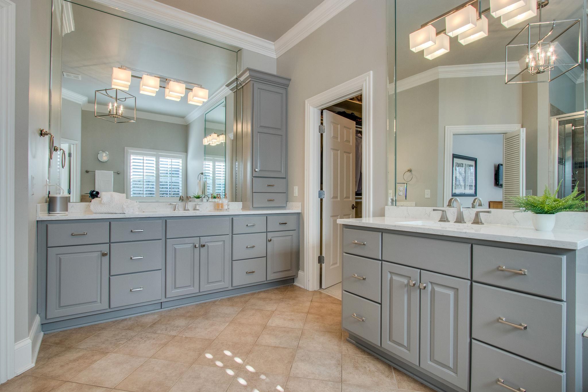 413 Sandcastle Road Franklin, TN 37069 - Photo 12 of 29 The separate vanities gives you lots of storage.