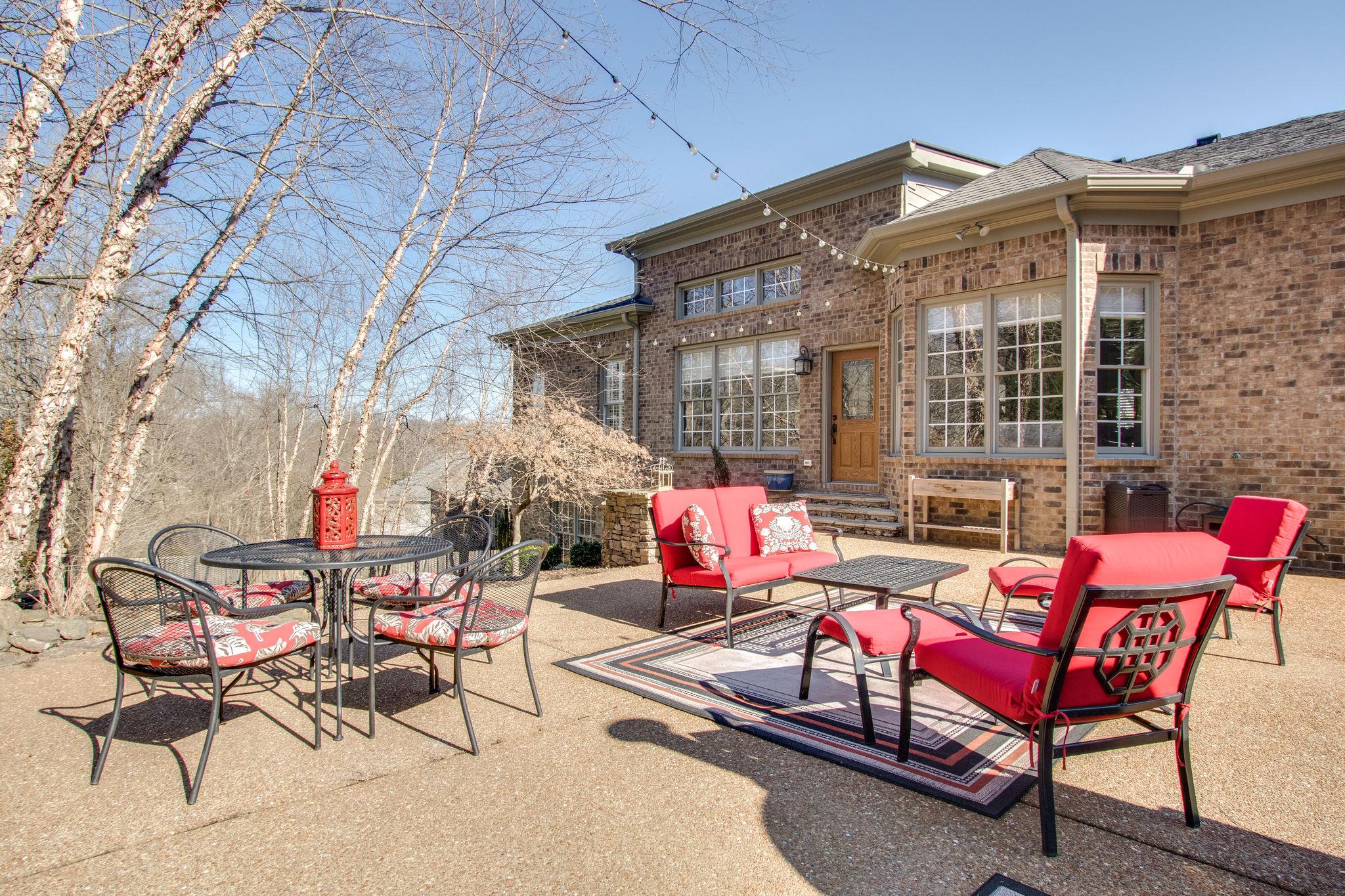 413 Sandcastle Road Franklin, TN 37069 - Photo 25 of 29 The backyard has a huge patio and lots of privacy.