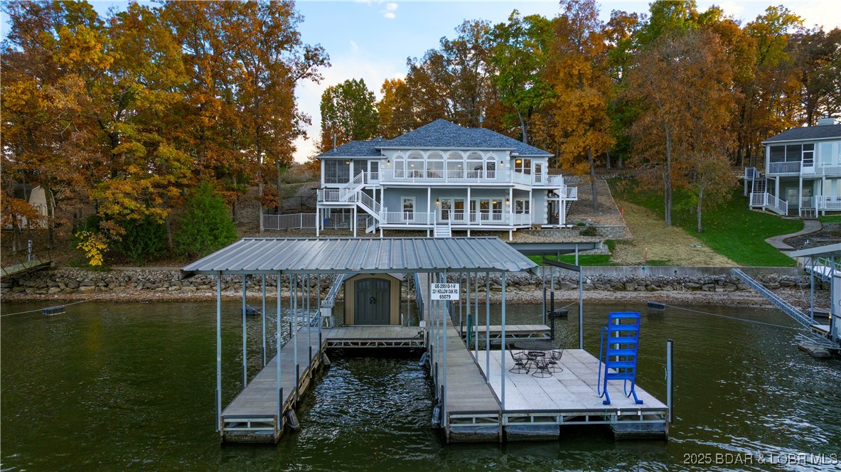 331 Hollow Oak Road Sunrise Beach, MO 65079 - Photo 61 of 67 Private dock w/ 12x28 slip, swim platform, & doubl