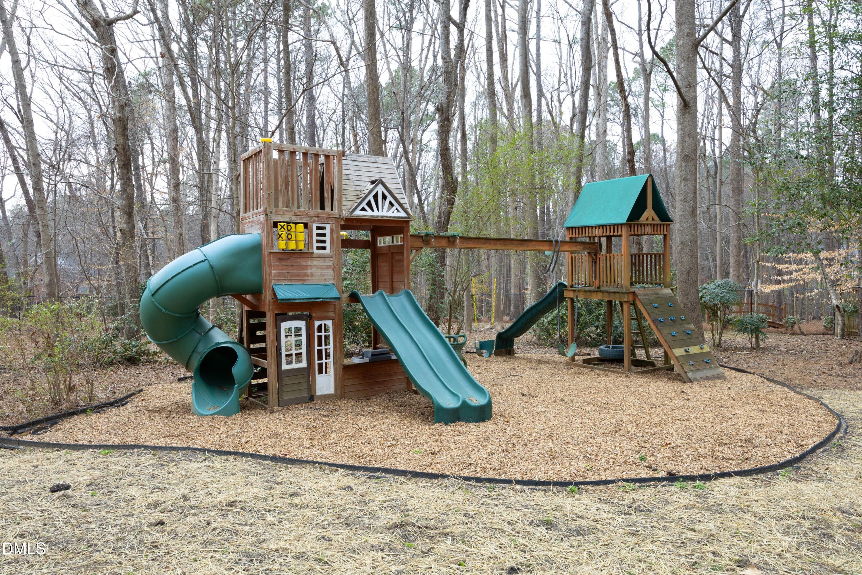 10728 Winding Wood Trail Raleigh, NC 27613 - Photo 41 of 54 a view of a slide with sitting area