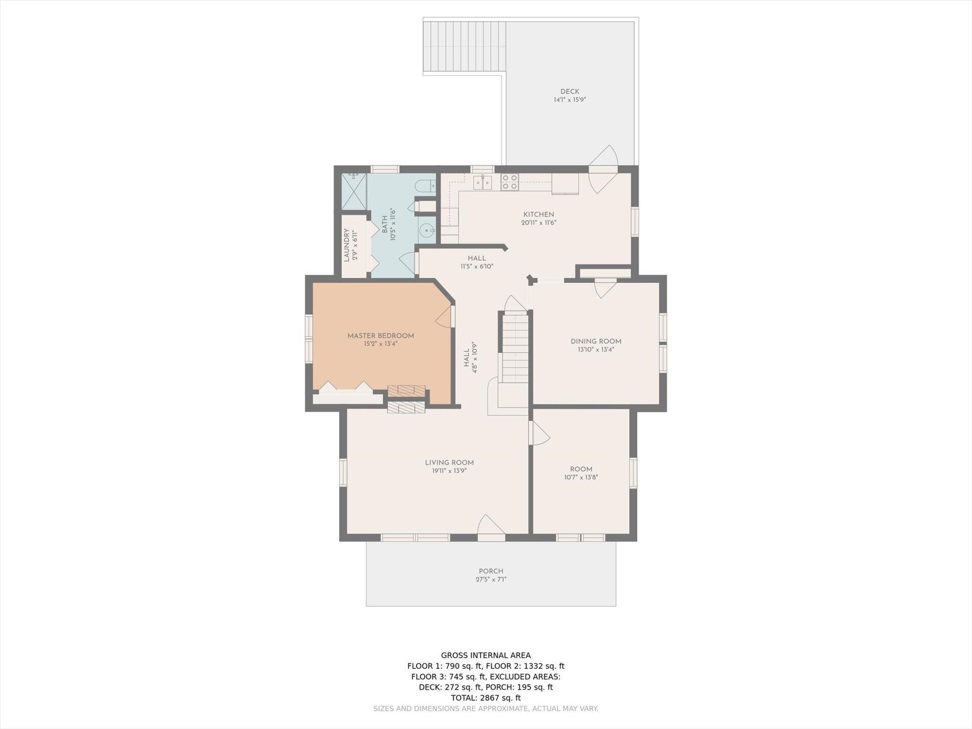 1853 Navigation Point Goodview, VA 24095 - Photo 36 of 38 a picture of a floor plan