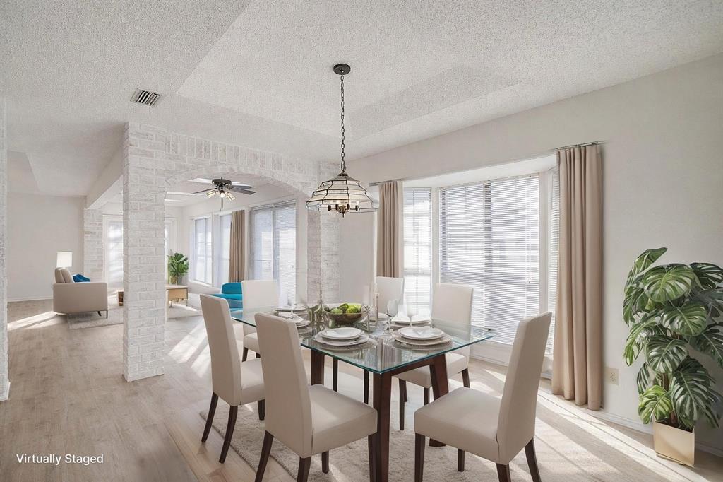 3017 Freeman Lane Crowley, TX 76036 - Photo 24 of 39 a view of a dining room with furniture window and outside view