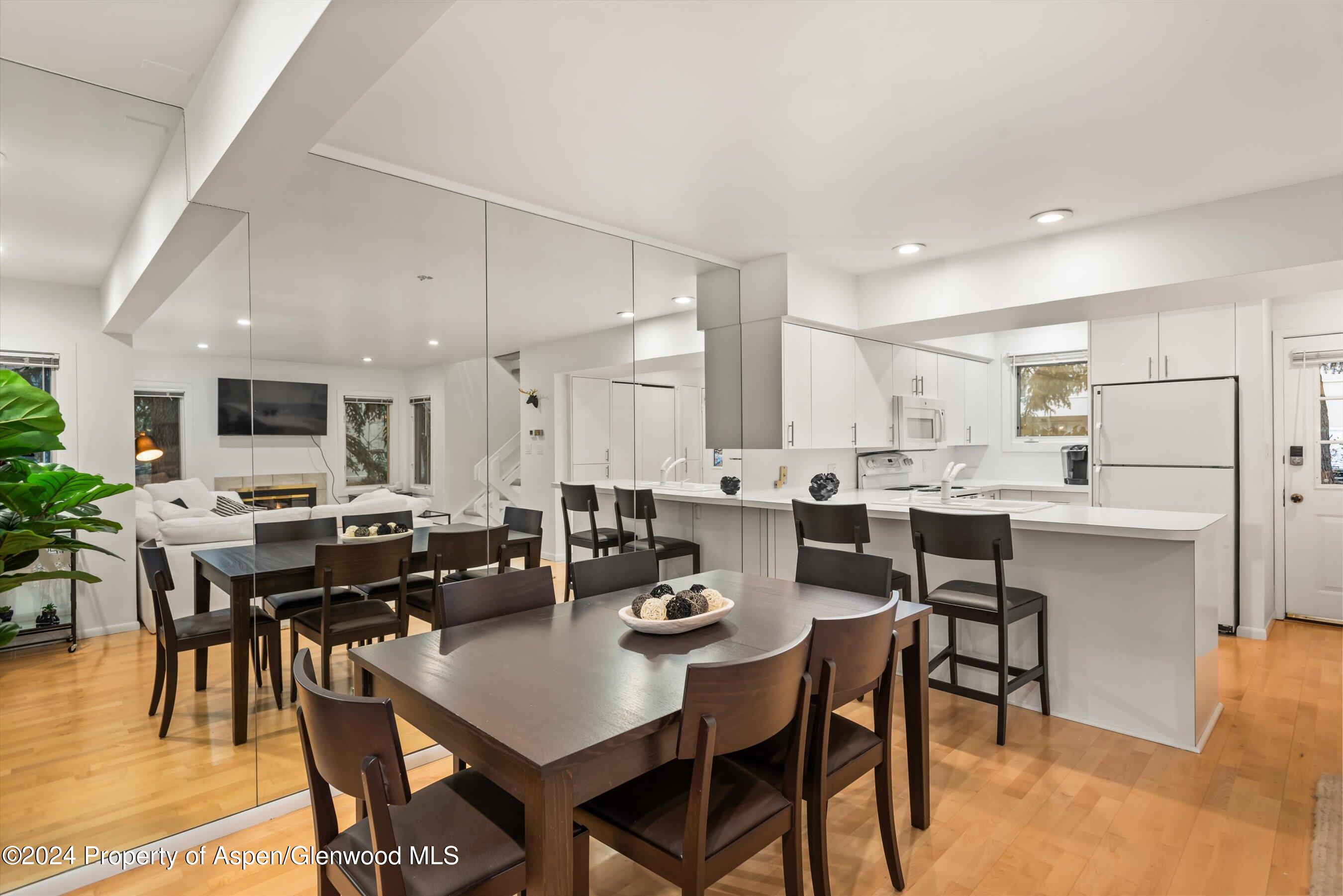 814 West Bleeker Street, Unit D1 Aspen, CO 81611 - Photo 9 of 22 a view of a dining area with furniture