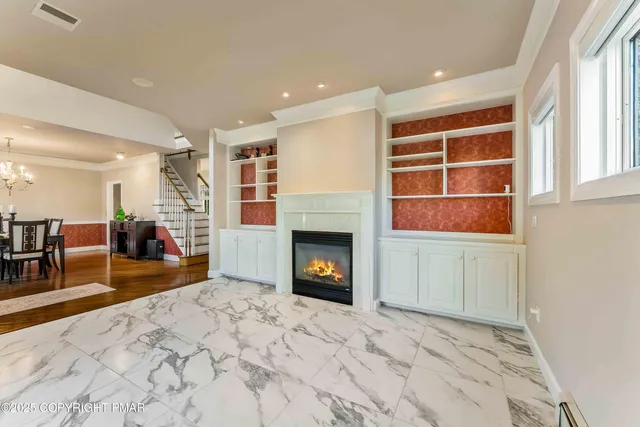 a bedroom with a large bed and a closet