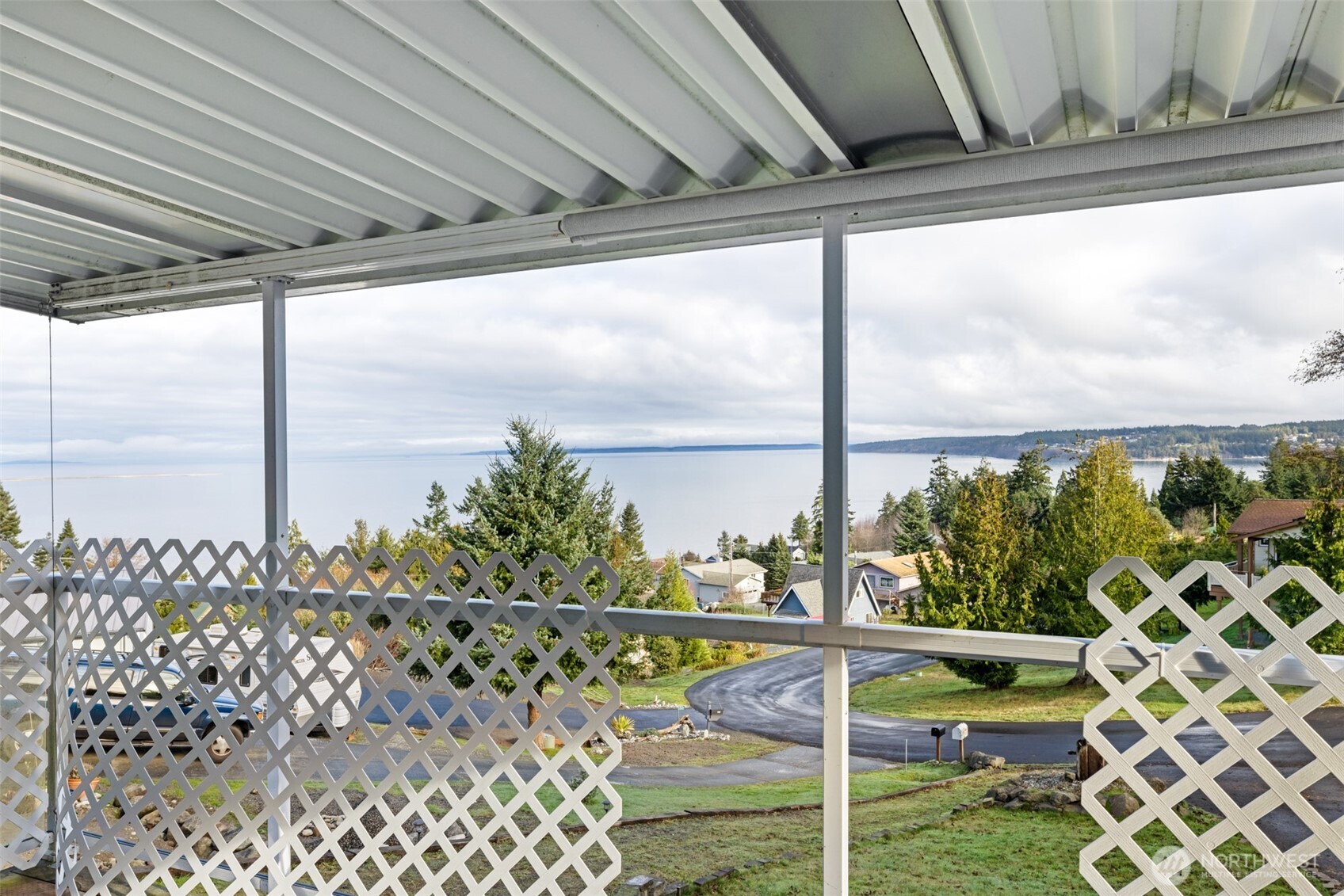 233 Lupine Drive Sequim, WA 98382 - Photo 5 of 40 a view of a balcony with lake view