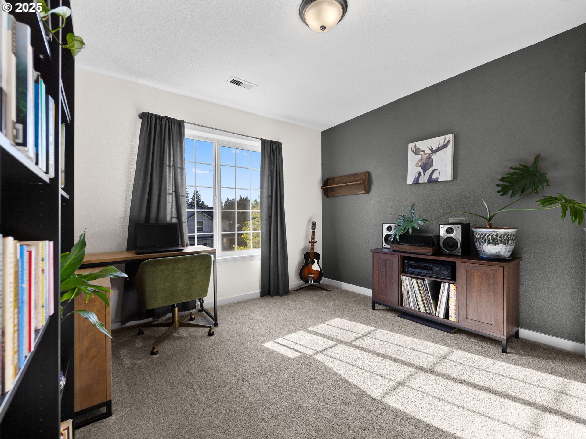 18254 Myra Court Sandy, OR 97055 - Photo 24 of 42 a view of workspace with wooden floor windows