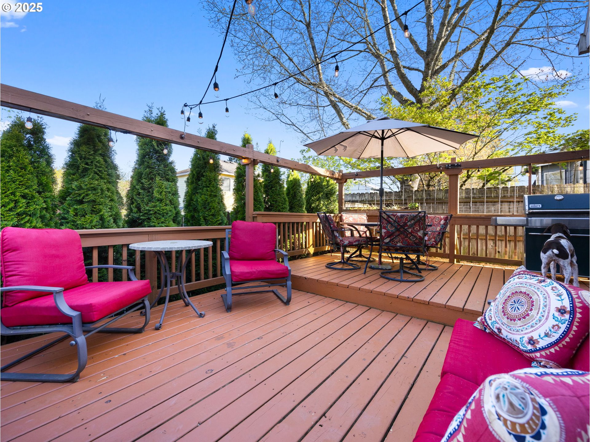 18254 Myra Court Sandy, OR 97055 - Photo 36 of 42 a outdoor space with patio the couches and pool table with chairs
