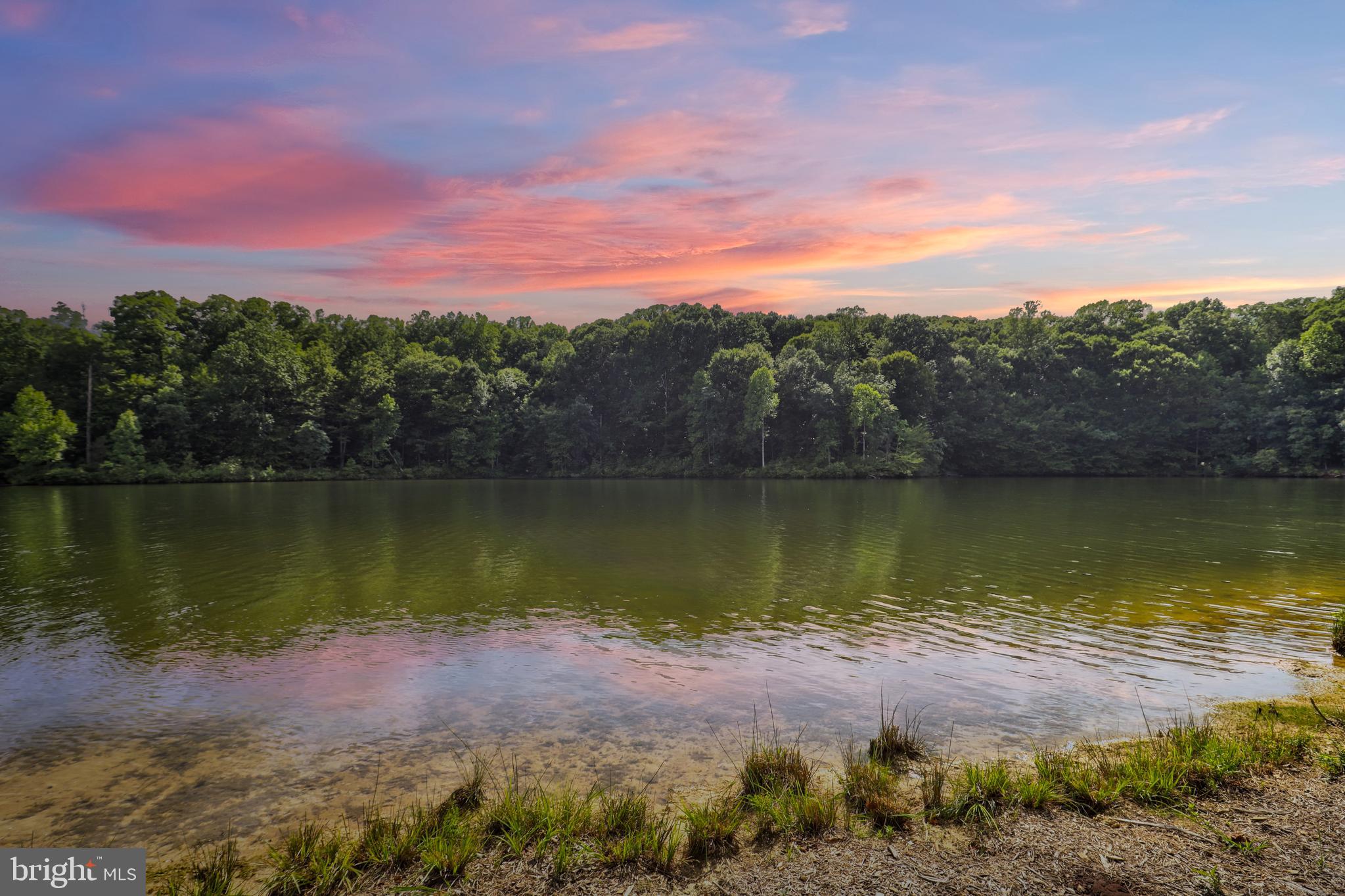 225 Raven Road Bumpass, VA 23024 - Photo 43 of 46 a view of a lake from a yard
