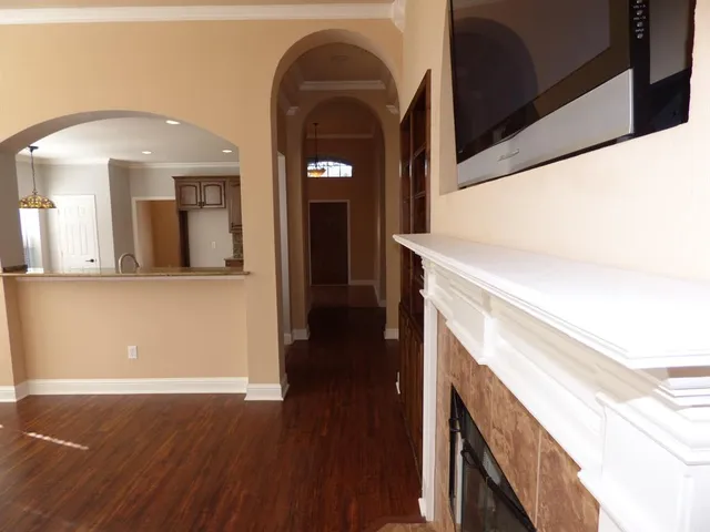 a view of livingroom with furniture and wooden floor