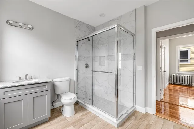 a view of a street from a balcony