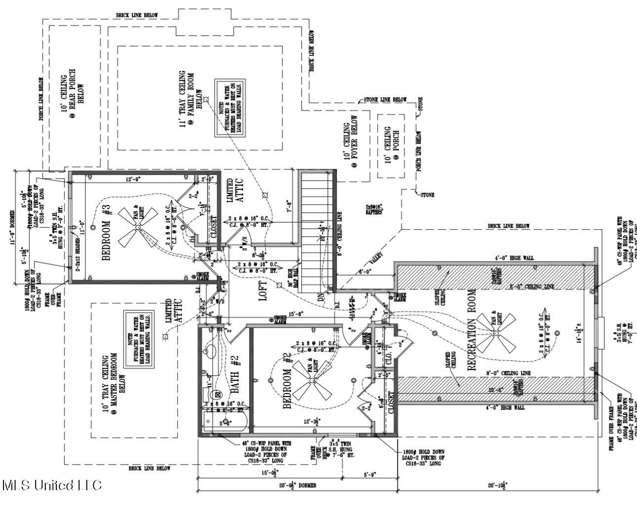 3747 Roland Drive Southaven, MS 38672 - Photo 27 of 27 Lot 409 floor plan up