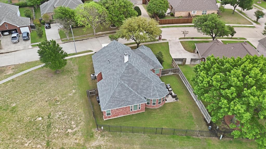 8409 Sequoia Way Fort Worth, TX 76137 - Photo 36 of 40 an aerial view of a house with a yard