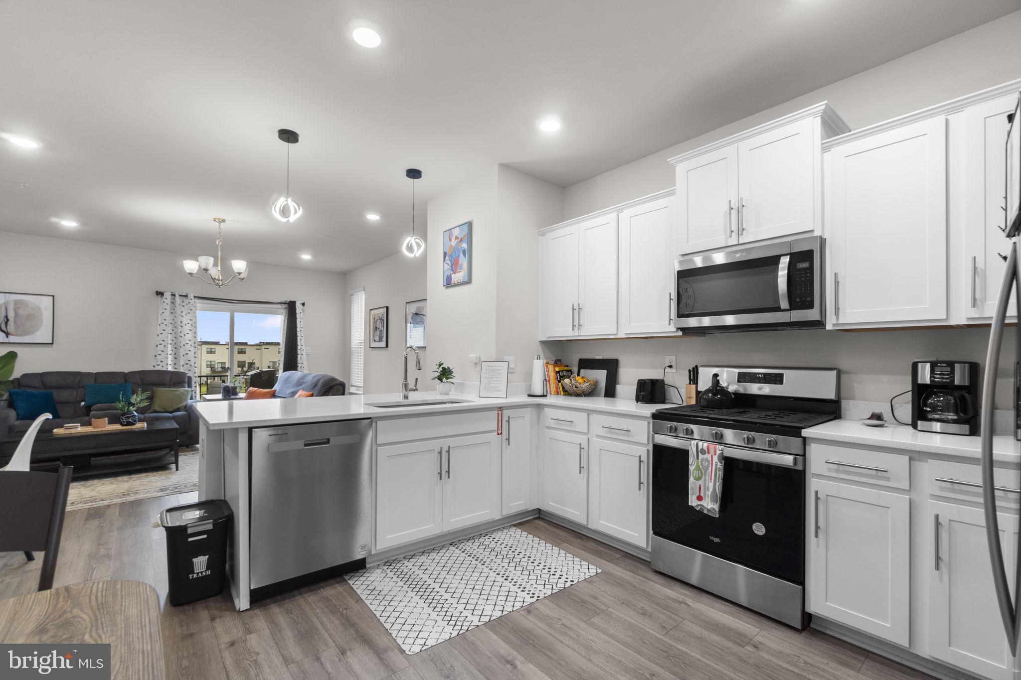 417 Union Street Frederick, MD 21701 - Photo 9 of 35 Modern kitchen with sleek finishes.
