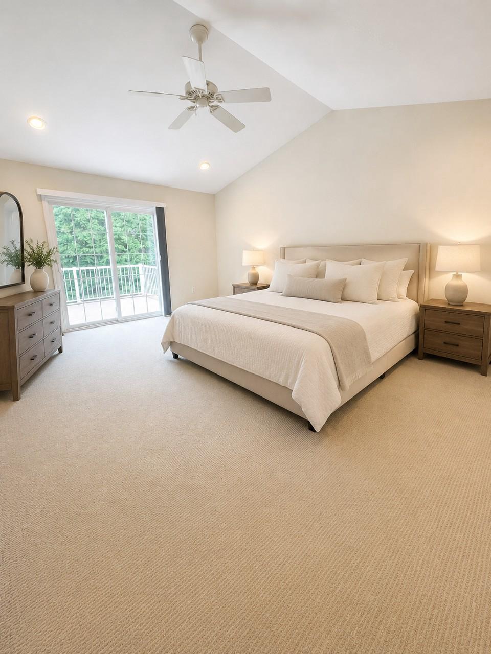 141 Coburn Road Pennington, NJ 08534 - Photo 29 of 53 Primary bedroom with natural light staged AI