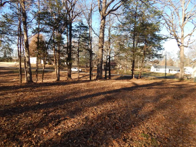 a view of road with trees
