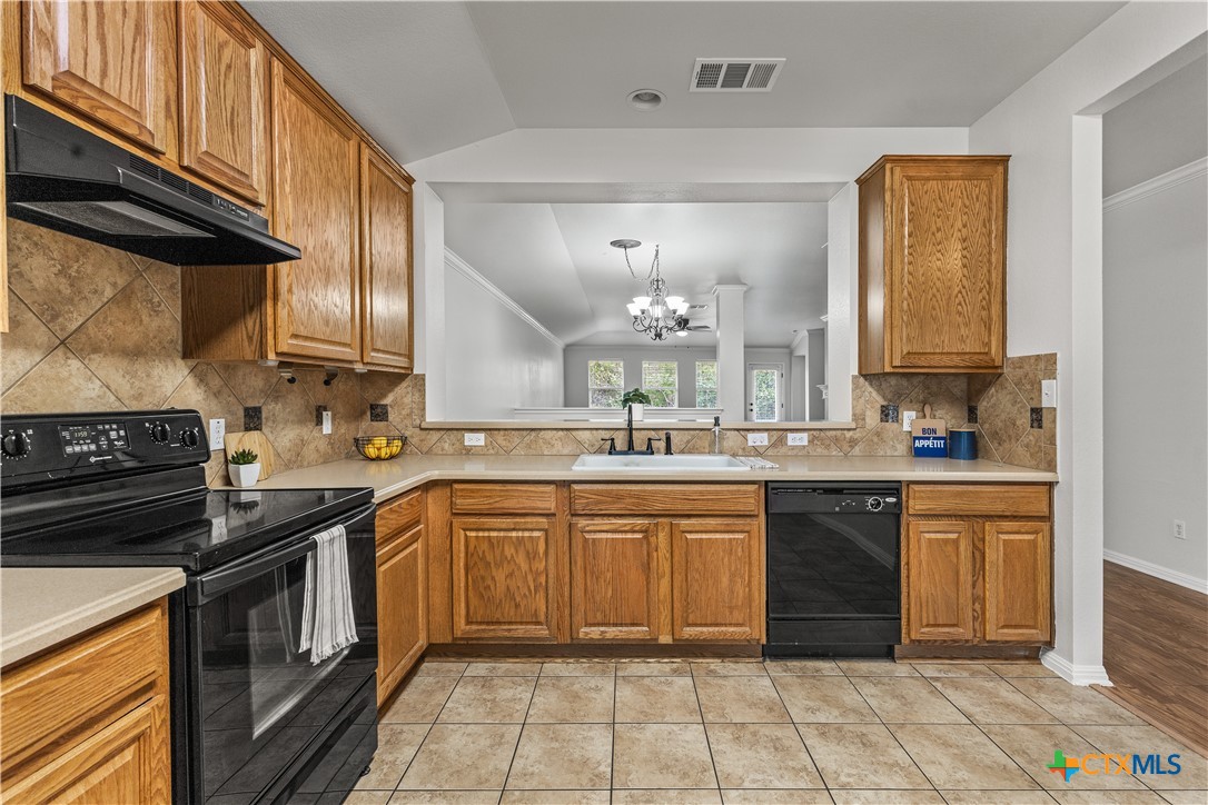 7733 Little Deer Trail Georgetown, TX 78628 - Photo 9 of 36 a kitchen with a sink and cabinets