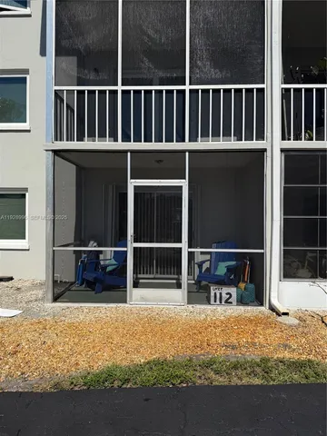 a view of outdoor space with seating area