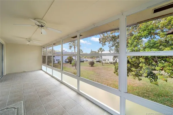 a view of a room with window