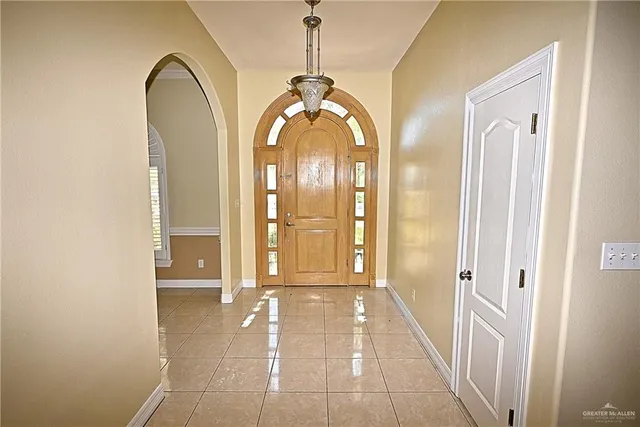a view of a bathroom with a glass door