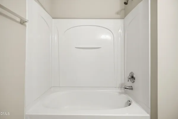 a close up of a bathtub