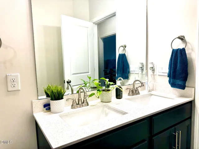 a front view of a house with patio