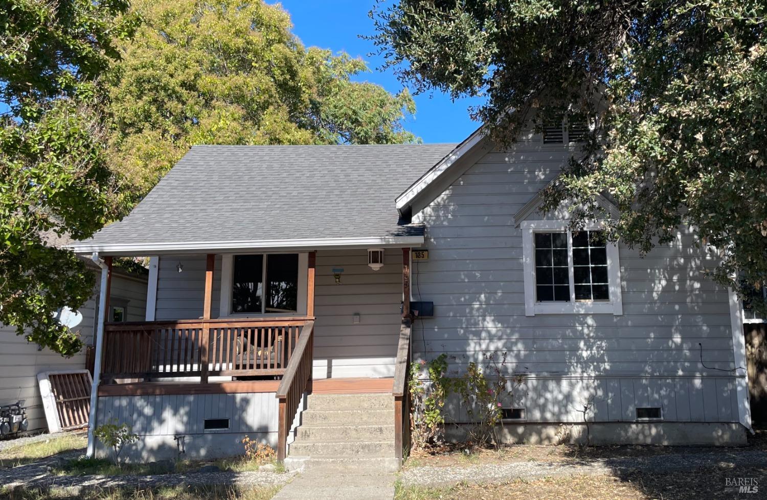 135 10th Street Santa Rosa, CA 95401 - Photo 1 of 1 front view of a house with a porch