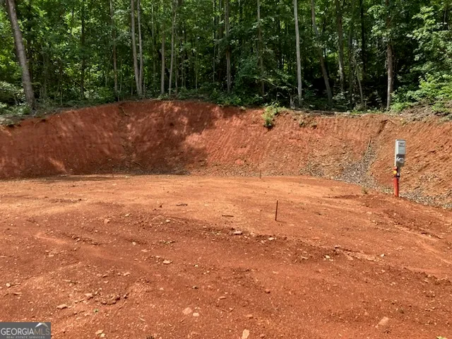 a backyard of a house
