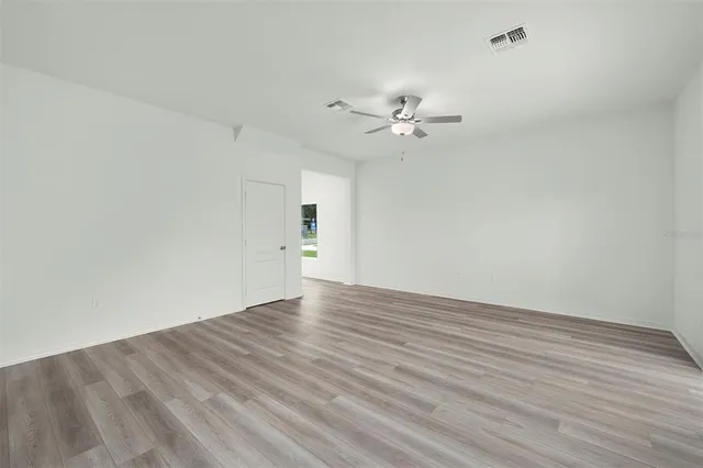 wooden floor in an empty room