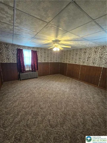 a view of a room with window