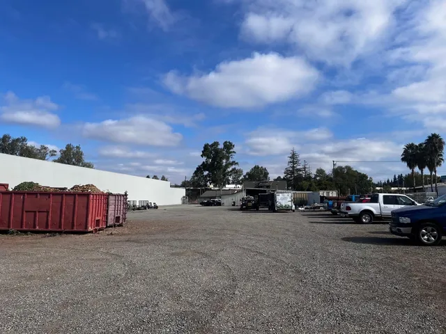 a view of a car garage