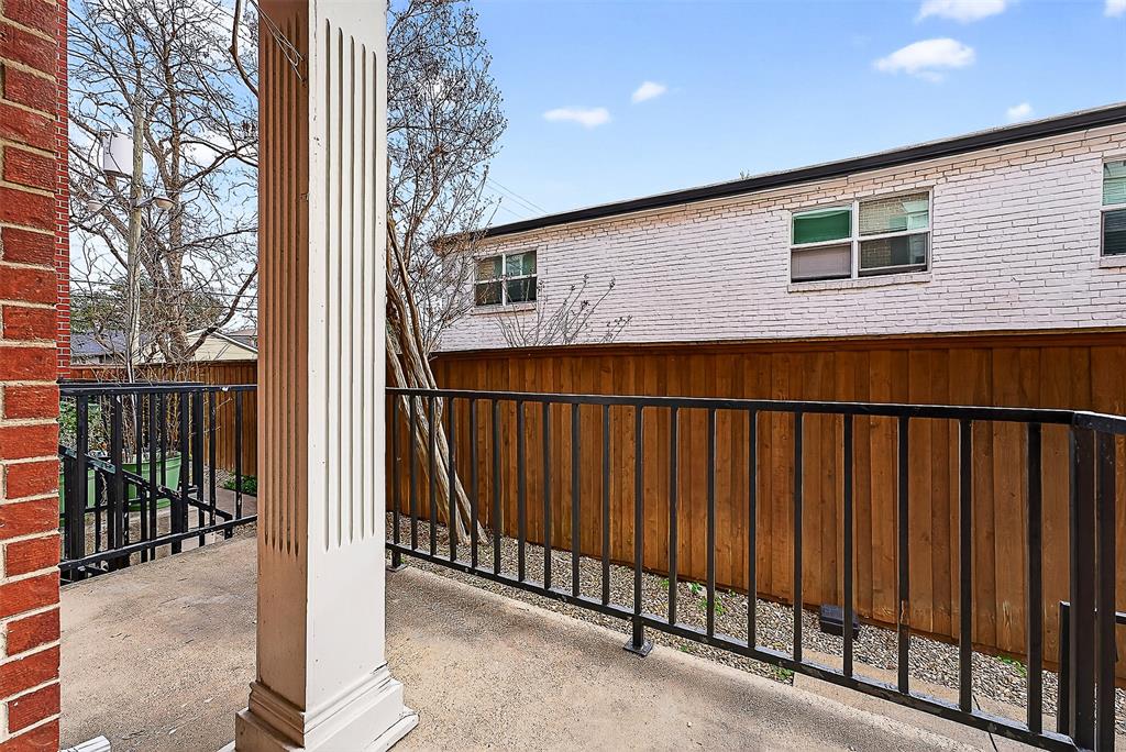 5407 Bryan Street, Unit B104 Dallas, TX 75206 - Photo 17 of 38 a view of a wooden fence