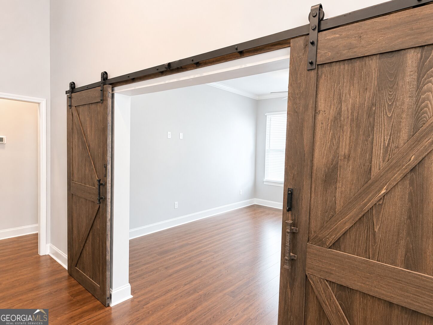 100 Spring Trail Box Springs, GA 31801 - Photo 26 of 47 Entry to Sunroom-Barndoors