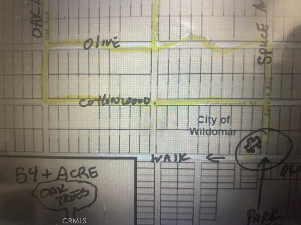 0 Orange Street Wildomar, CA 92595 - Photo 2 of 20 Park at Orange and Spruce. Walk 800 ft to lot , FYI someont put fence on oak to orange -Note