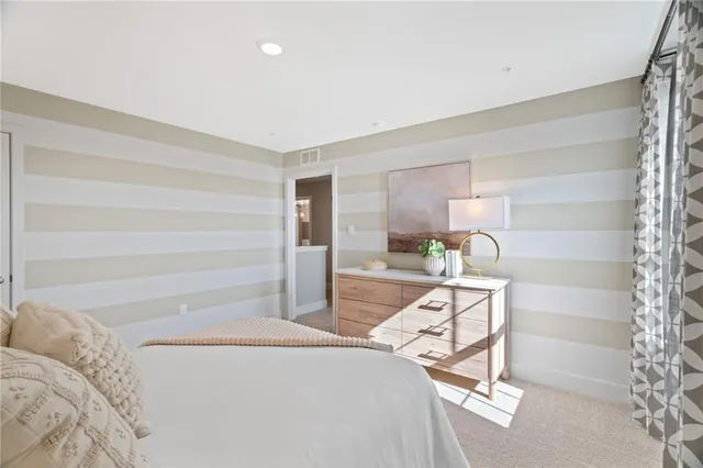 a living room with a couch and furniture